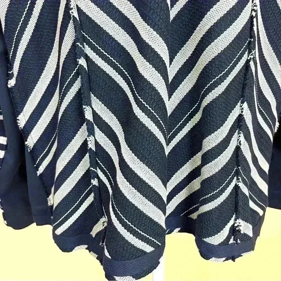 Lane Bryant Black and White Striped Blazer - Picture 10 of 14
